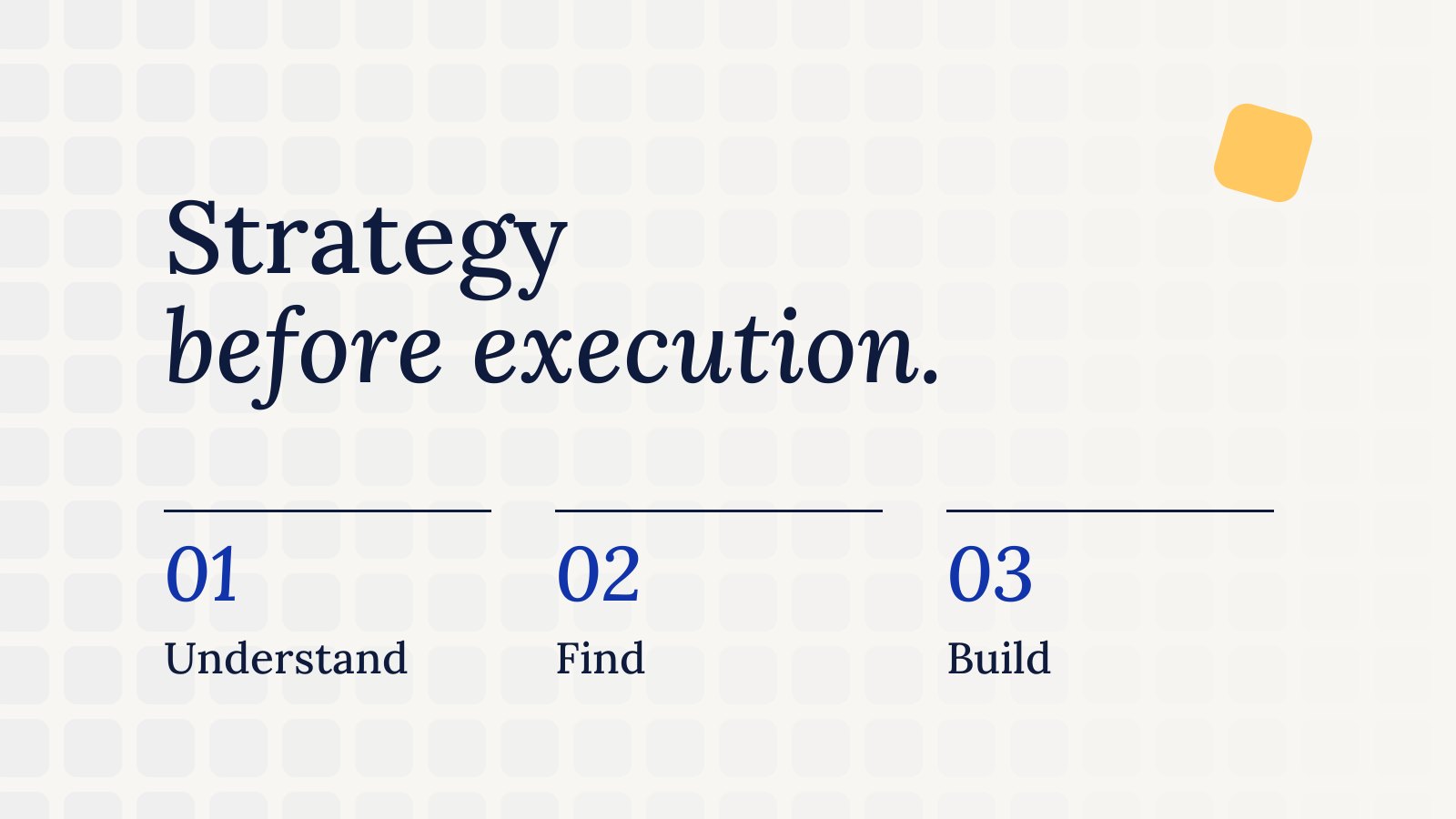 Strategy before execution: why the first few weeks decide the next twelve months